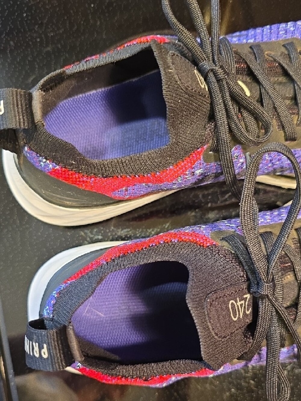 adidas Terrex Primeblue Knit Athletic Shoes in Black, Red, Blue - Picture 4 of 8